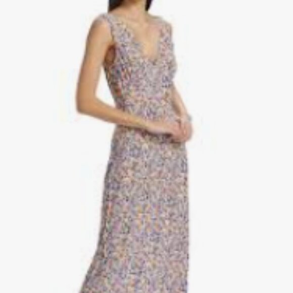 Rails Posey Field Audrina V-Neck Midi Size M EUC - Picture 2 of 5